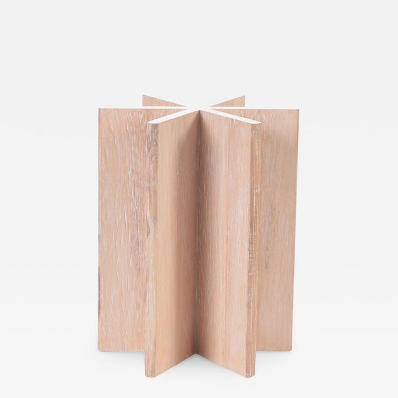 A cerused oak table base contemporary 