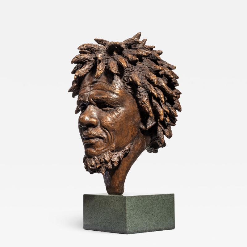 A fine bronze bust of Dougie by Vivian Mallock