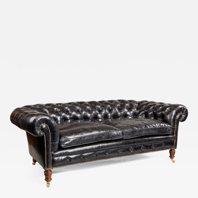 A fine late Victorian Chesterfield sofa