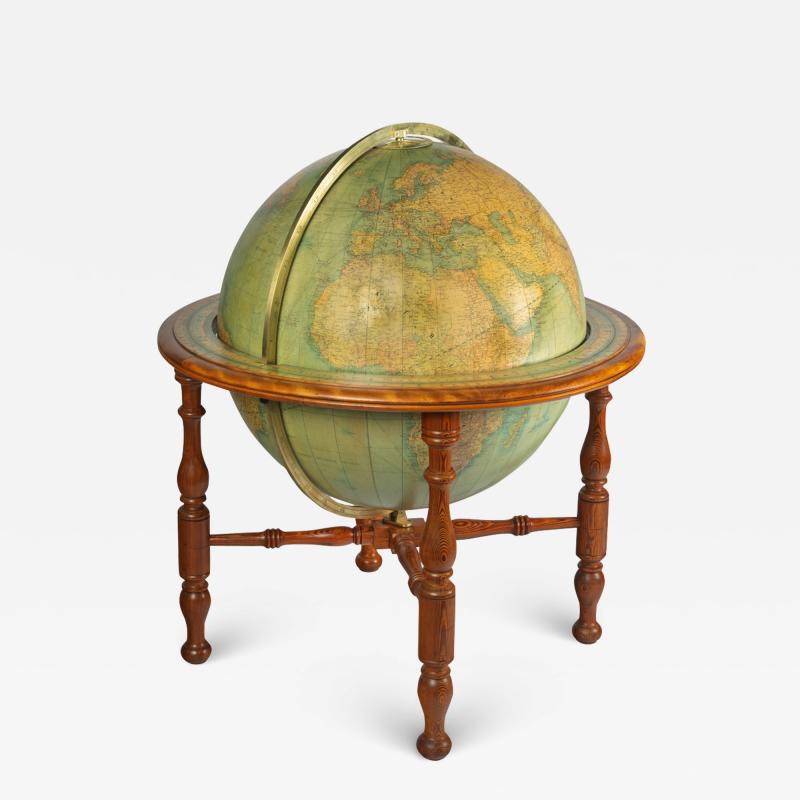 A large 30 inch W A K Johnston library globe