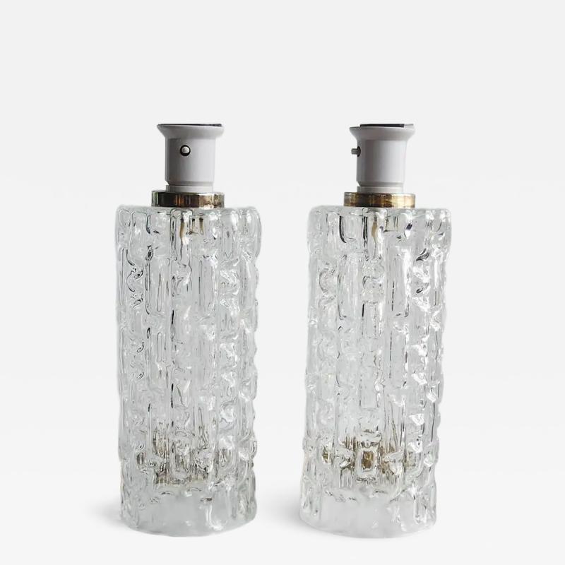 A pair of Swedish mid century table lamps