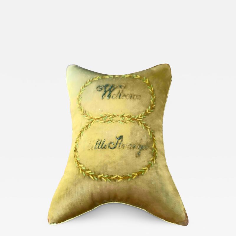A pillow given upon a childs birth West Chester Pennsylvania