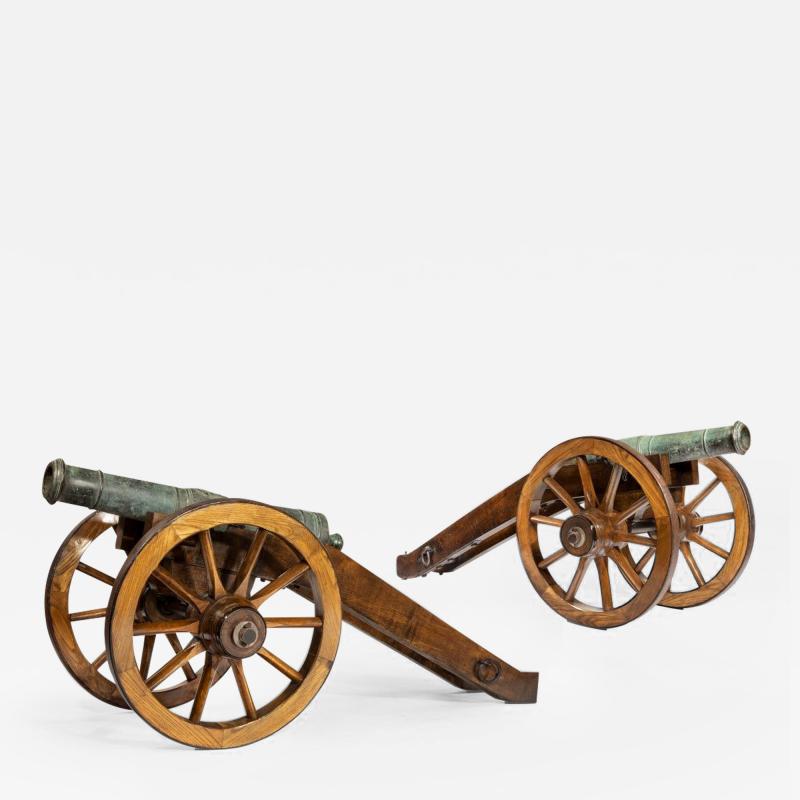 A rare pair of early 18th century Venetian Cannon