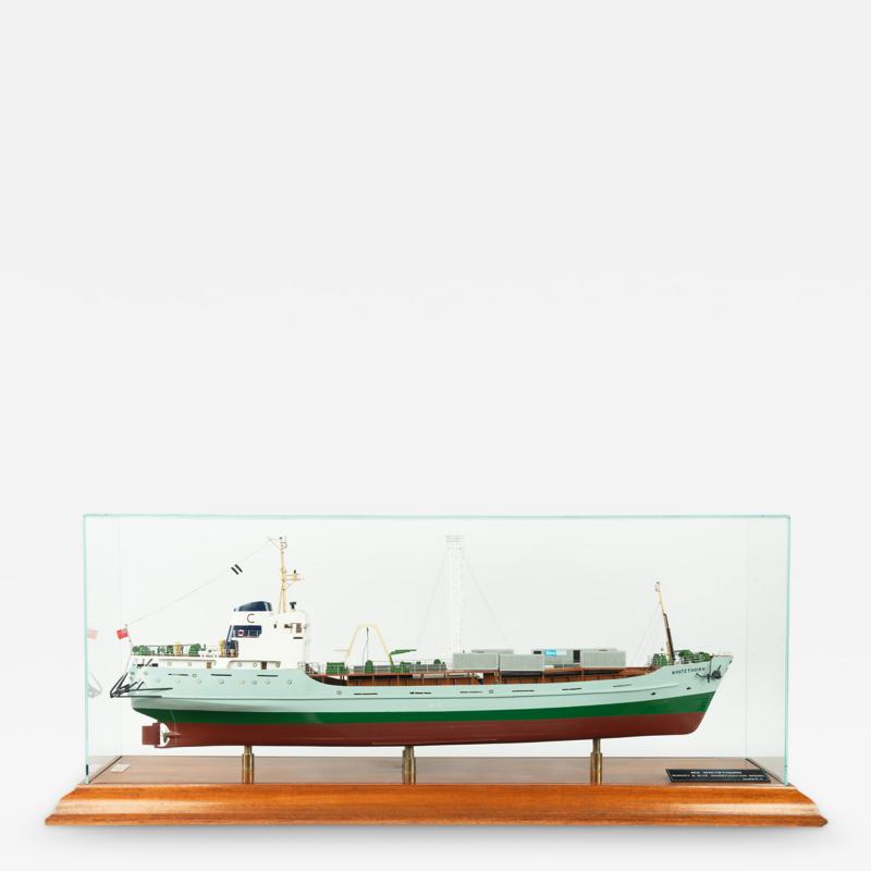 A shipyard model of the survey and site investigation ship M V Whitehorn