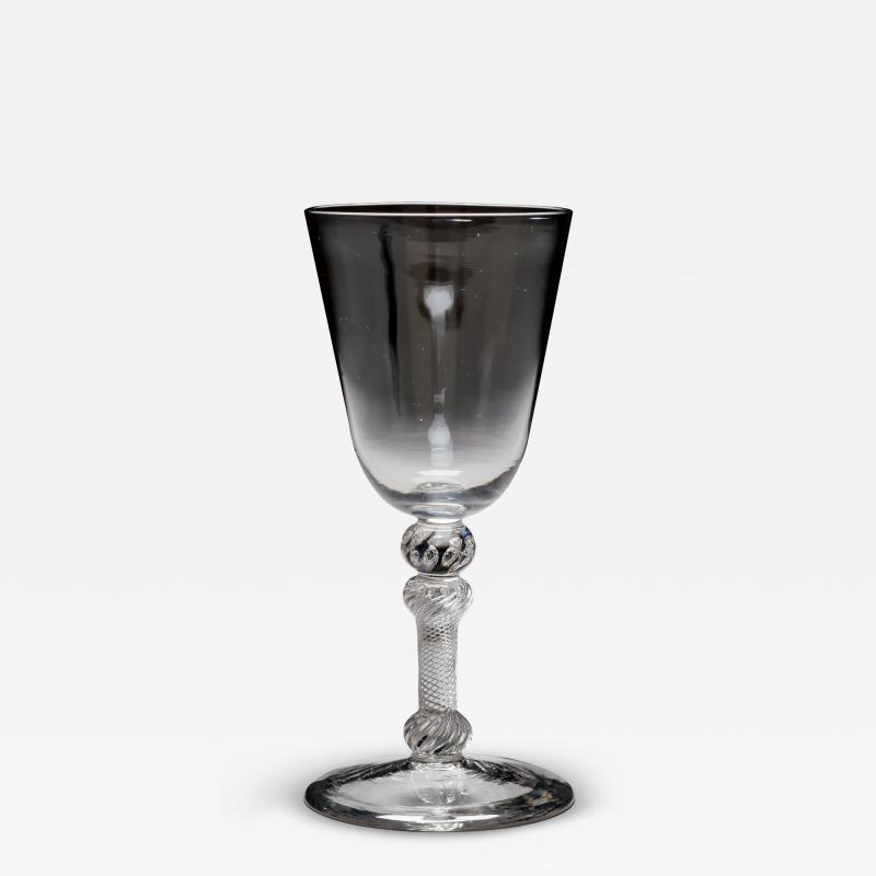AN EXCEPTIONALLY LARGE COMPOSITE STEM GOBLET