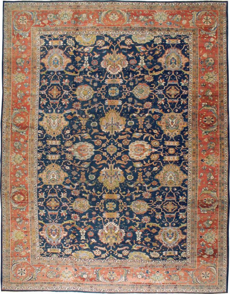 ANTIQUE PERSIAN SULTANBAD CARPET