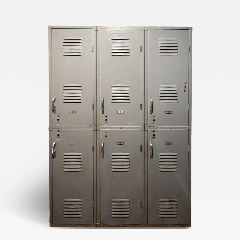 ART DECO ERA STEEL LOCKERS