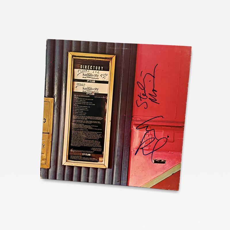 AUTOGRAPHED VEVET UNDERGROUND MAXS KANSAS CITY ALBUM