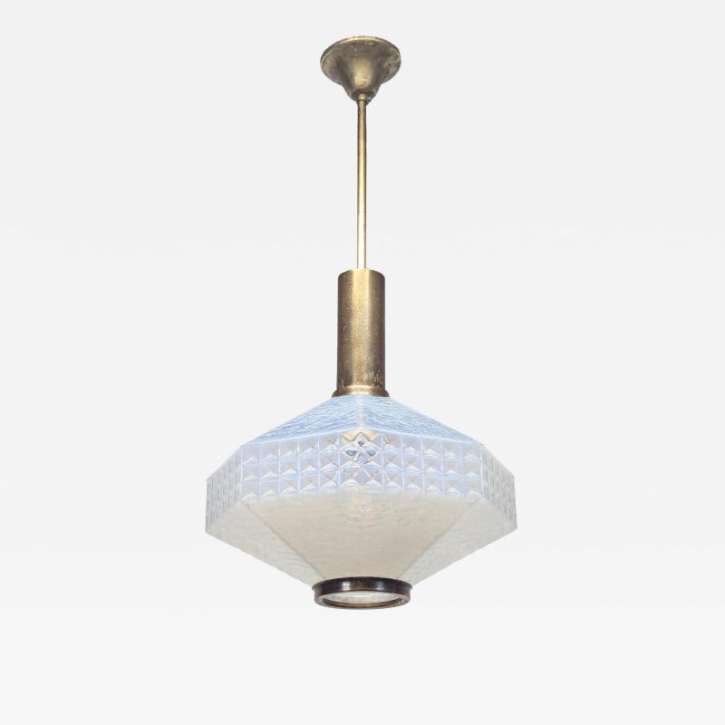 AV Mazzega Rare 1960s Italian Murano Glass Pendant Lamp by AV Mazzega