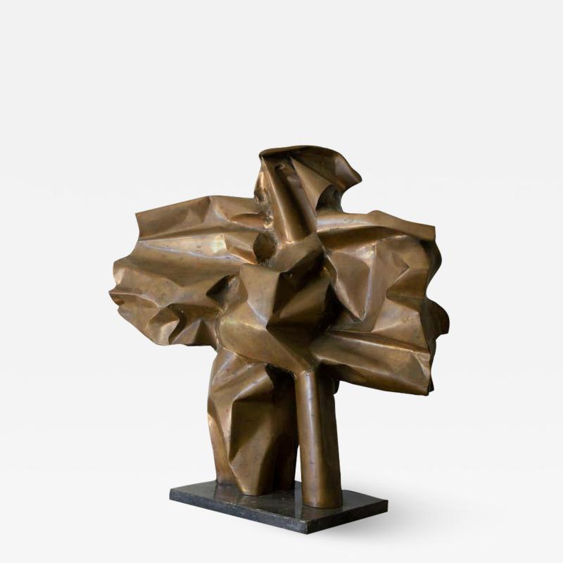 Abbott Pattison Abbott Pattison Sculpture Abstract Bronze Titled Flight 1977 Large Scale