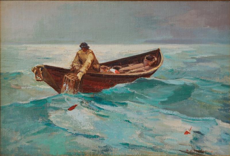 Abraham Jacob Bogdanove Lobster Fisherman 