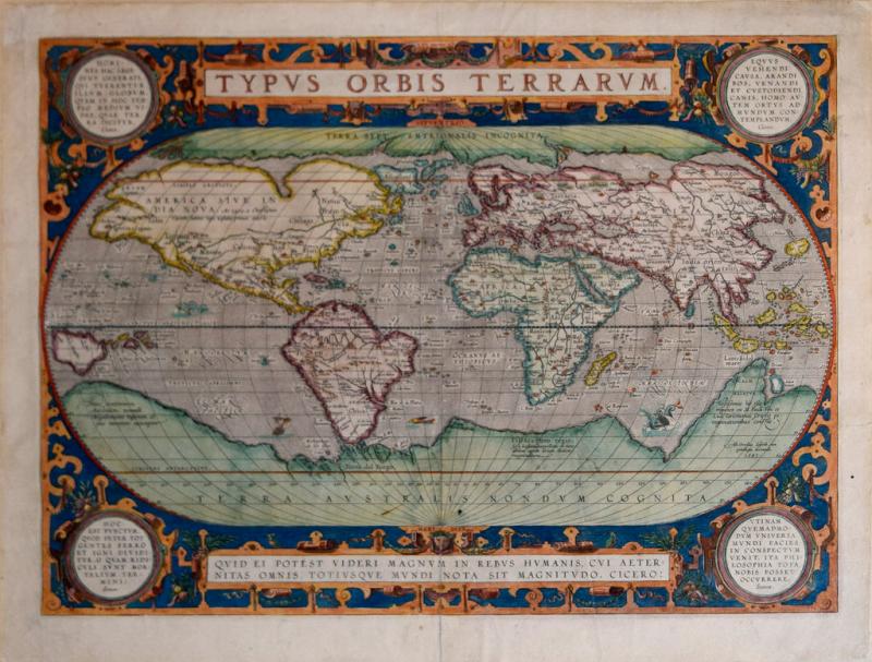 Abraham Ortelius ABRAHAM ORTELIUS 1527 1598 TYPUS ORBIS TERRARUM