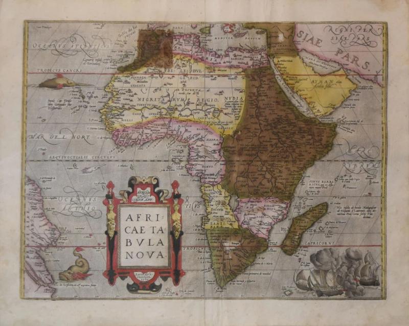 Abraham Ortelius ABRAHAM ORTELIUS FLEMISH 1527 1598 AFRICAE TABULA NOVA