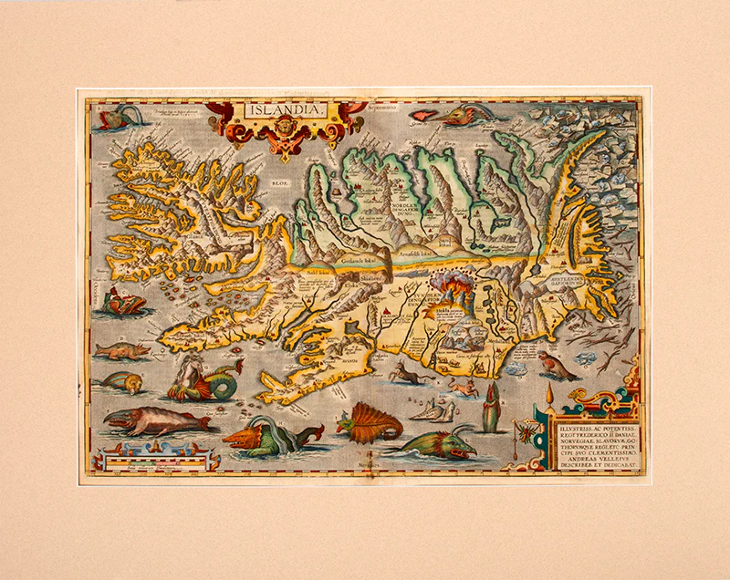 Abraham Ortelius ISLANDIA by Abraham ORTELIUS