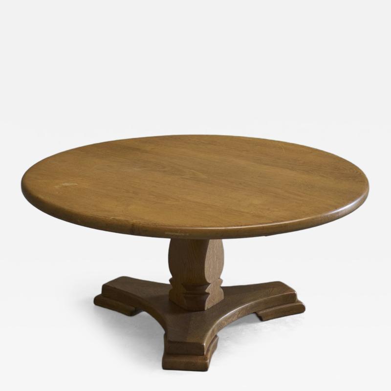 Abraham Sprij Abraham Sprij Siegfried Coffee Table in Solid Oak The Netherlands 1960s