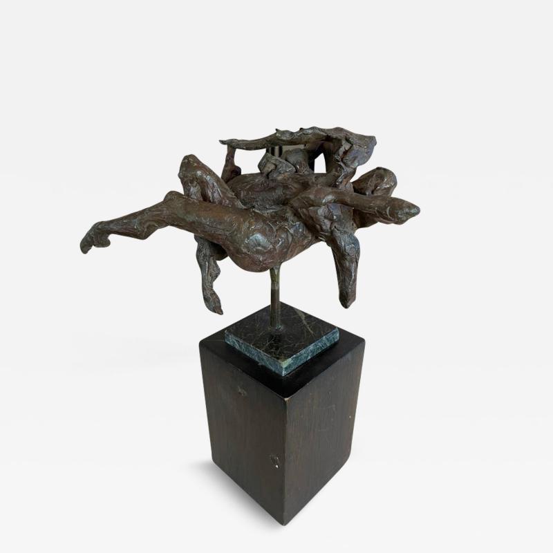 Abstract Bronze Sculpture France 1930s
