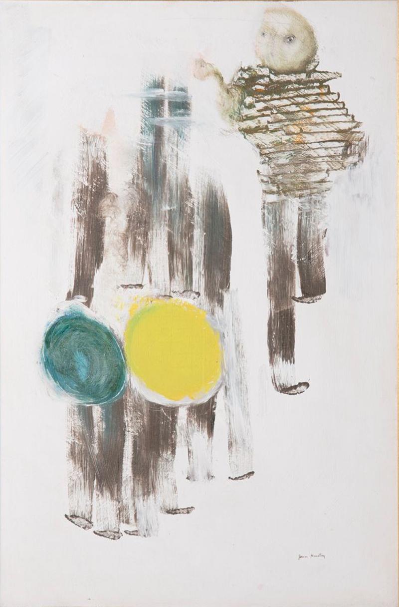 Abstract Figurative Modernist Painting by Jean Houston