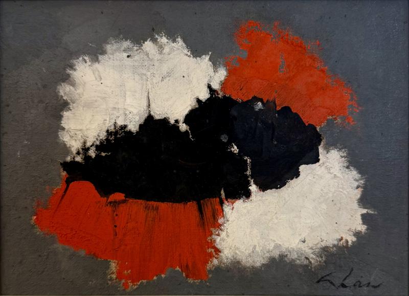 Abstract Painting Oil on canvas by Charles Green Shaw NY 1963 