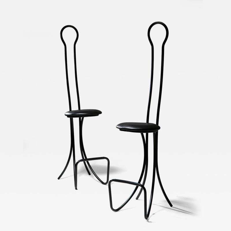 Achille Castiglioni Pair of Spluga High Stools by Castiglioni for Zanotta