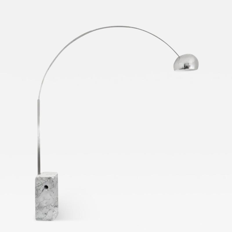 Achille Pier Giacomo Castiglioni Italian Arco Floor Lamp Achille Pier Giacomo Castiglione Flos Italia 1962