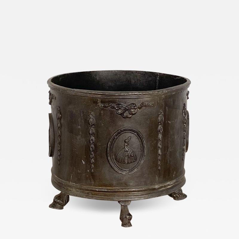 Adams Neoclassical Planter Probably Zinc with Patina 19th Century