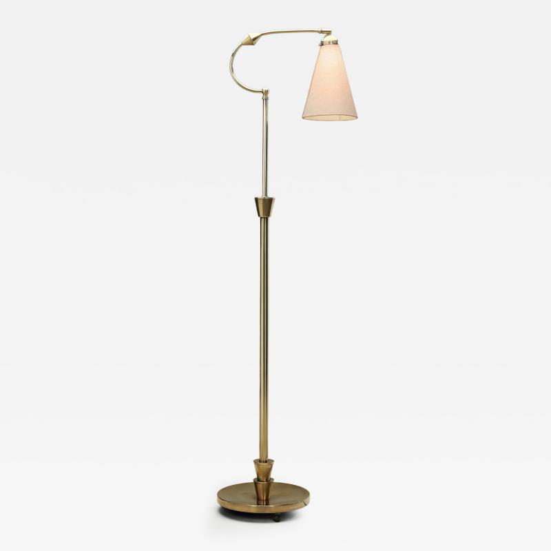 Adjustable Art Deco Floor Lamp Scandinavia First half of the 20th Century