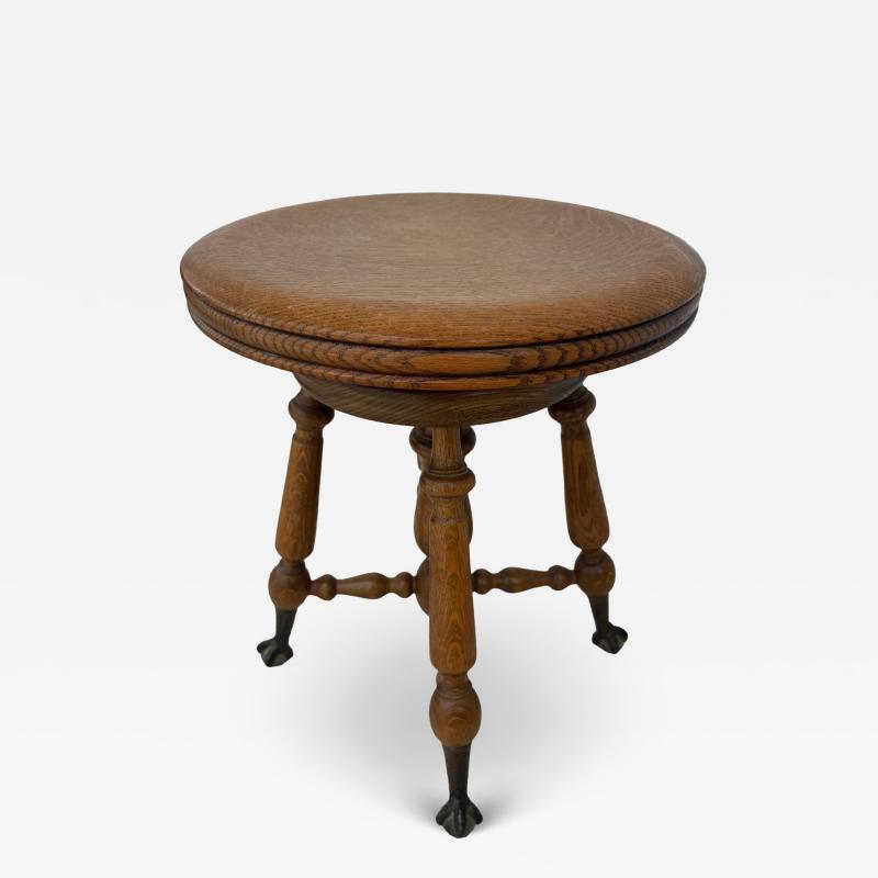 Adjustable Claw Ball Piano Stool