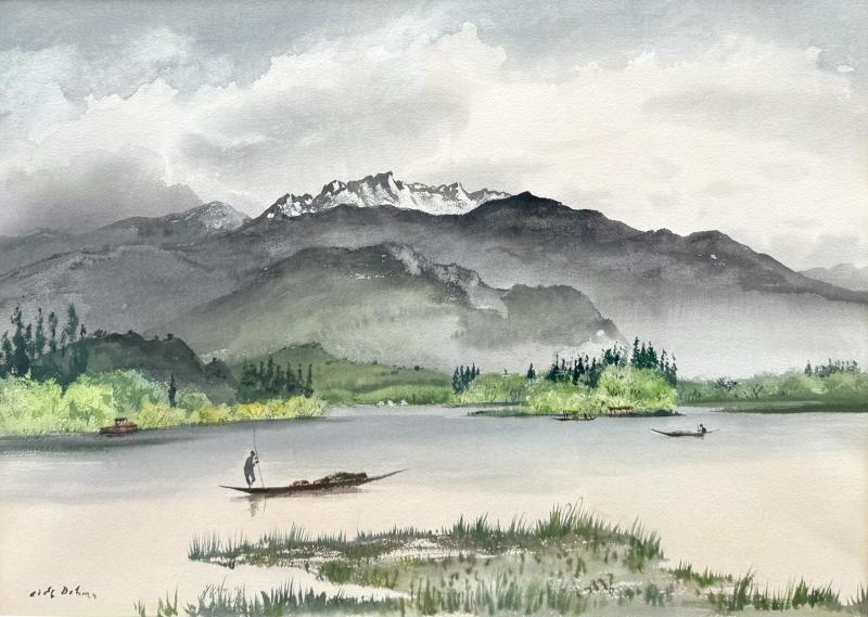 Adolf Arthur Dehn Lake Atitlan Guatemala 