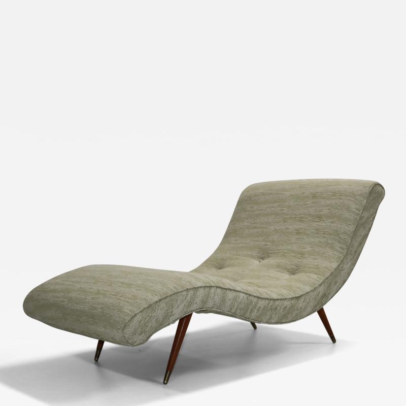Adrian Pearsall 1960s Adrian Pearsall Wave Chaise Lounge