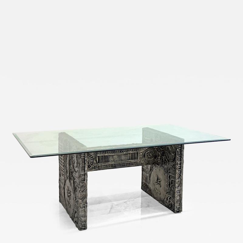 Adrian Pearsall Adrian Pearsall Cast Goopy Sculptured Brutalist Dining Table 1960s