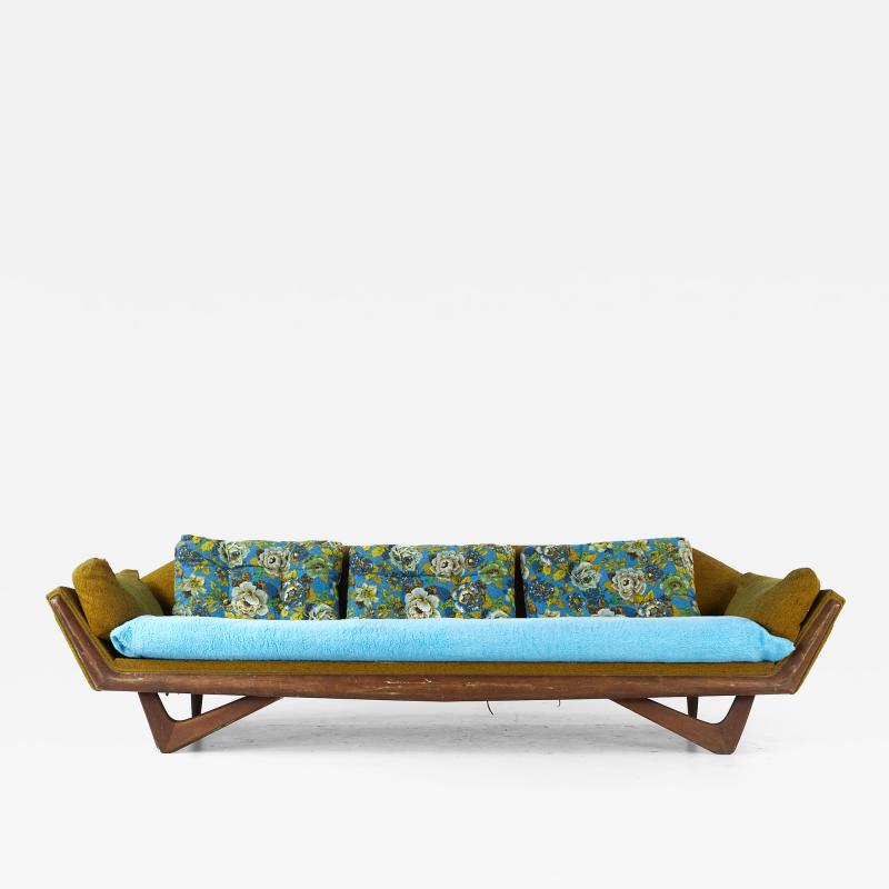 Adrian Pearsall Adrian Pearsall Mid Century Walnut Gondola Sofa
