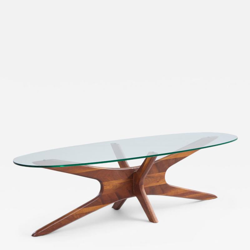 Adrian Pearsall Adrian Pearsall Mid Century Walnut Jacks Coffee Table