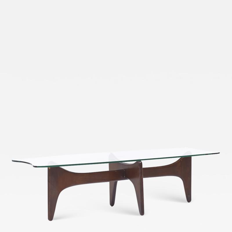 Adrian Pearsall Adrian Pearsall Mid Century Walnut and Glass Stingray Coffee Table