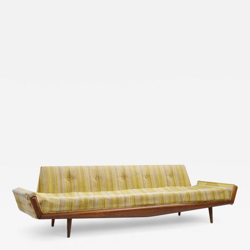 Adrian Pearsall Adrian Pearsall for Craft Associates 2000 S Mid Century Walnut Gondola Sofa