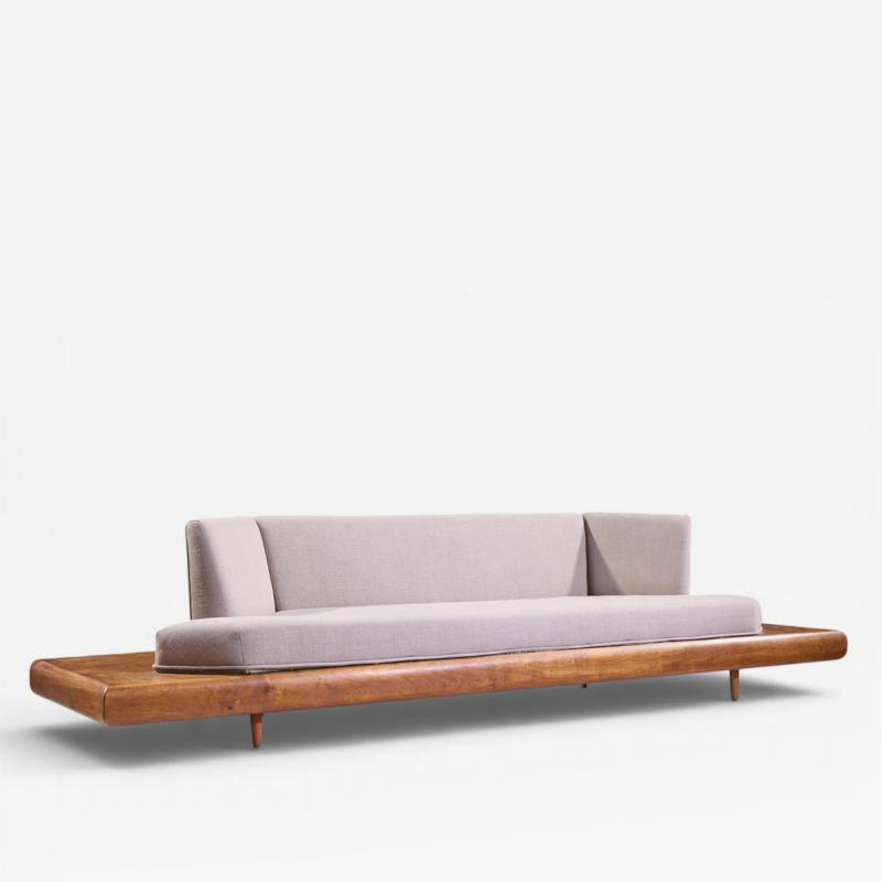 Adrian Pearsall Adrian Pearsall for Craft Associates 2006 S Mid Century Walnut Sofa