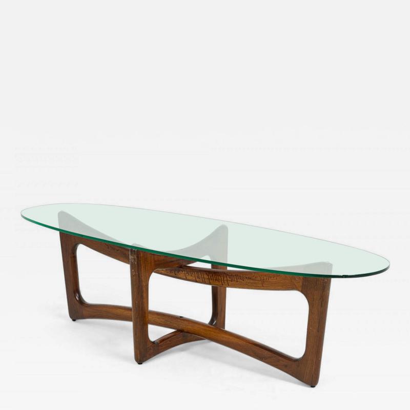 Adrian Pearsall Adrian Pearsall for Craft Associates Mid Century American Bowtie Glass Top Wal