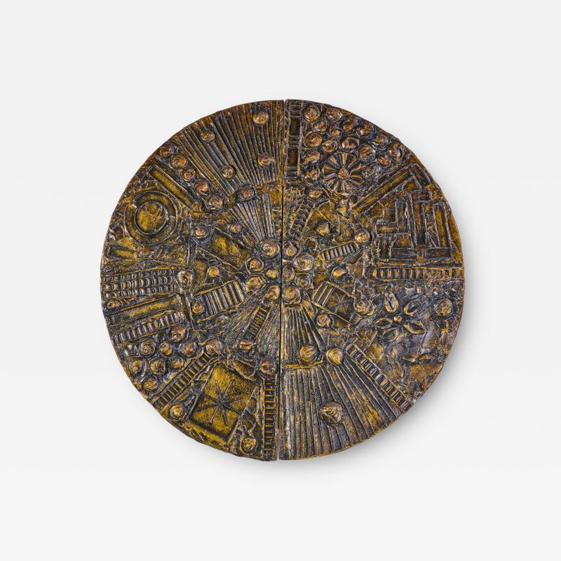 Adrian Pearsall Adrian Pearsall for Craft Associates Mid Century Brutalist Disc Cabinet Bar