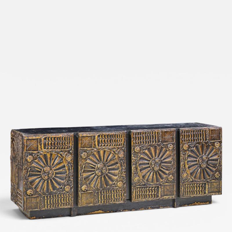 Adrian Pearsall Adrian Pearsall for Craft Associates Mid Century Goop Brutalist Credenza