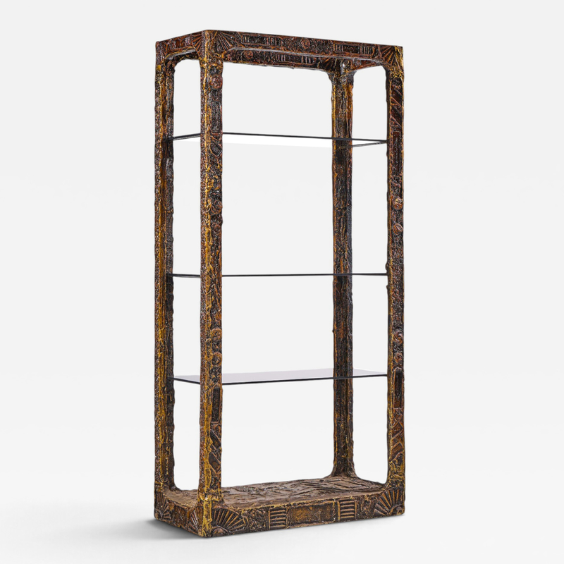Adrian Pearsall Adrian Pearsall for Craft Associates Mid Century Goop Brutalist tag re Shelf