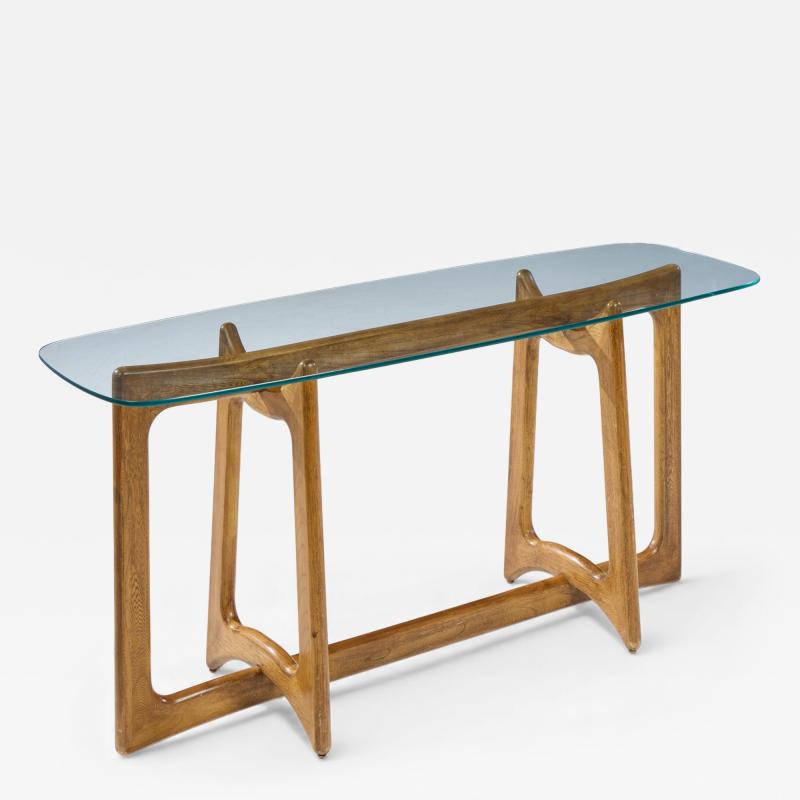 Adrian Pearsall Adrian Pearsall for Craft Associates Mid Century Sculptural Walnut Console Table