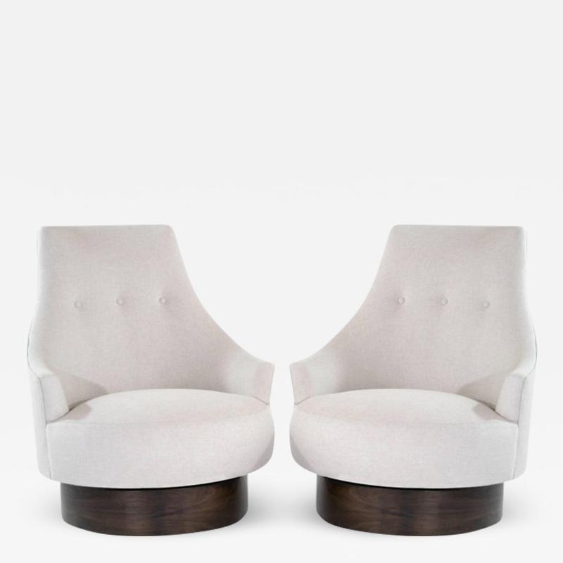 Adrian Pearsall Adrian Pearsall for Craft Associates Swivel Chairs