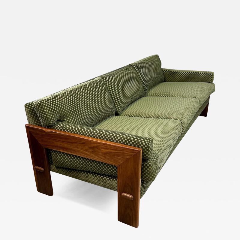 Adrian Pearsall Adrian Pearsall for Craft Associates Walnut Trimmed Sofa Mid Century