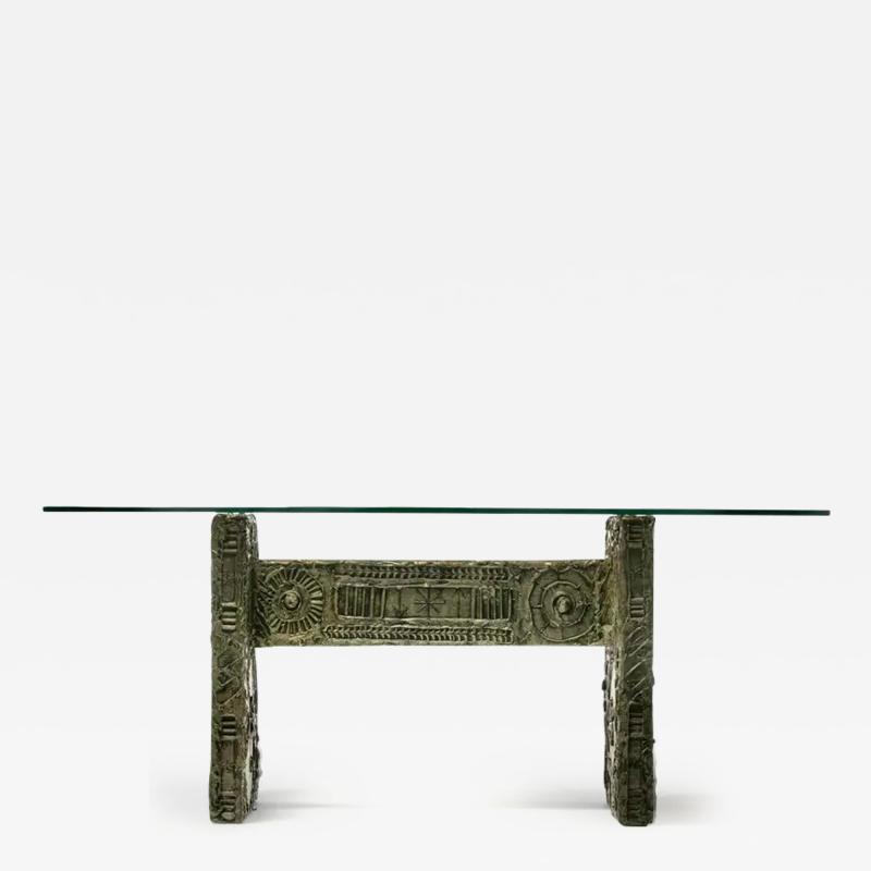 Adrian Pearsall Brutalist Mid Century Modern Dining Table by Adrian Pearsall c 1970