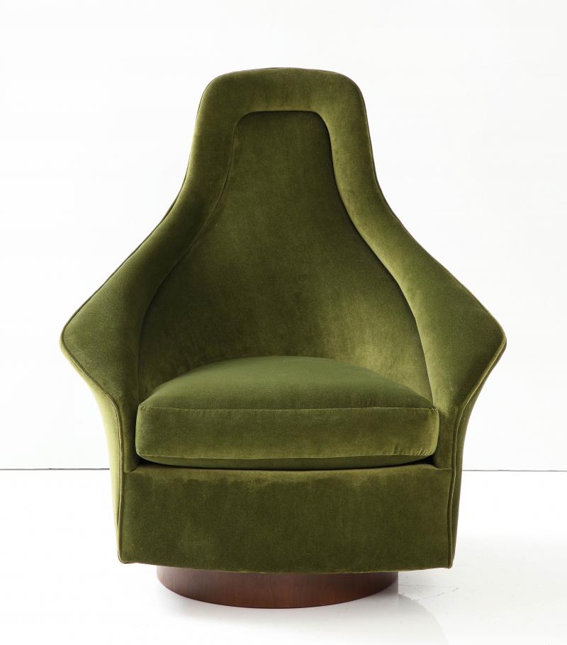 Adrian Pearsall Mid Century SwivelTilt Lounge Chair.