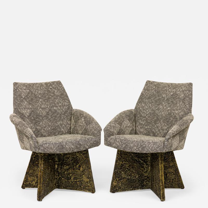 Adrian Pearsall Pair of Adrian Pearsall Style Armchairs