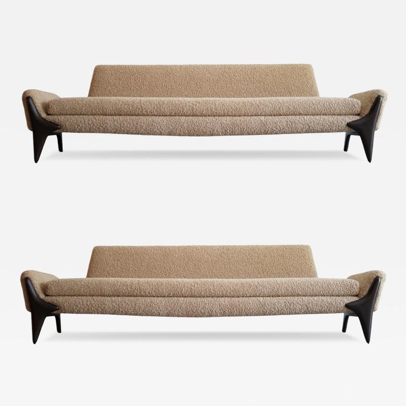 Adrian Pearsall Set of Gondola Sofas by Adrian Pearsall C 1950s