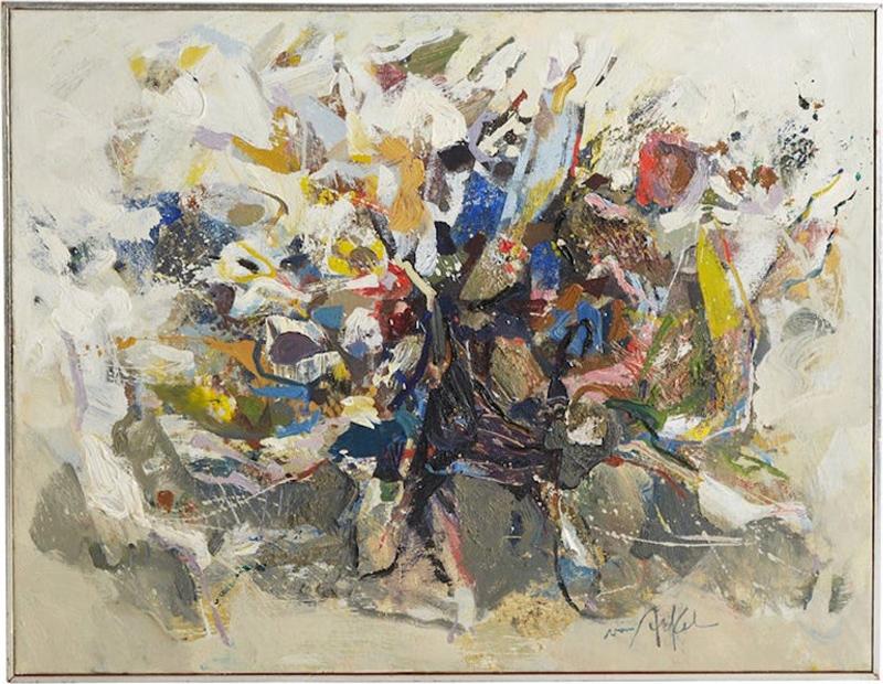 Adrian van Arkel Abstract Painitng by Adrian van Arkel b 1924 
