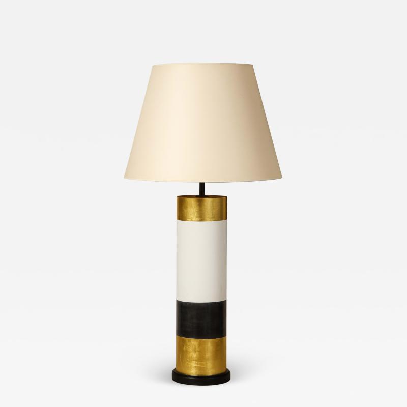 Aero Banded Library Lamp