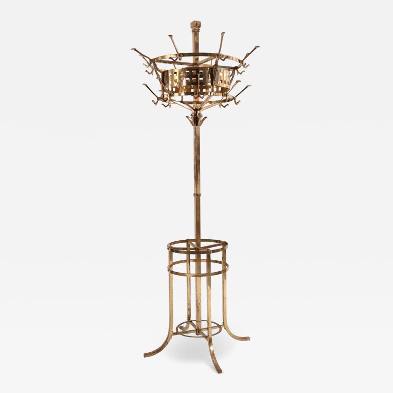 Aesthetic Movement Brass Hat Stand