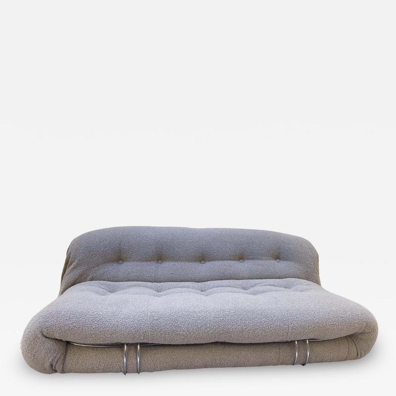 Afra Tobia Scarpa 1970s Italian Mid Century Modern Soriana Sofa by Afra Tobia